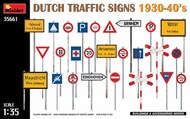  MiniArt Models  1/35 Dutch Traffic Signs 1930-40 MNA35661