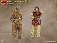 Dingo Mk. III Scout Car with Crew figures #MNA53088