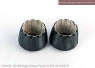  Mk 1 Design  1/48 McDonnell-Douglas F/A-18A/F/A-18B/F/A-18C/F/A-18D Hornet GE EXHAUST NOZZLE SET(OPENED) MA-48039