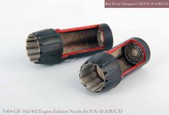 McDonnell-Douglas F/A-18A/F/A-18B/F/A-18C/F/A-18D Hornet GE EXHAUST NOZZLE & AFTER BURNER SET(OPENED) #MA-48041