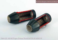 McDonnell-Douglas F/A-18A/F/A-18B/F/A-18C/F/A-18D Hornet GE EXHAUST NOZZLE & AFTER BURNER SET(CLOSED) #MA-48042