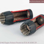  Mk 1 Design  1/48 McDonnell-Douglas F/A-18A+/F/A-18B/F/A-18C/F/A-18D  GE EXHAUST NOZZLE & AFTER BURNER SET(OPENED) MA-48080