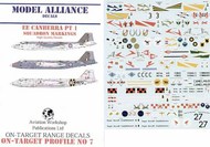  Model Alliance  1/48 BAC/EE Canberra Part 1. Squadron markings only ML48127