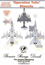 Operation Telic Stencil for 4 x Panavia Tornado GR.4/4a, 2 x Panavia Tornado F 3; 4 x BAe Harrier GR.7 #ML72111