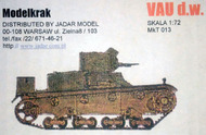  Model-Krak  1/72 Vickers-Armstrong Ursus (2-Turret) MKR7213