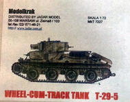  Model-Krak  1/72 T-29-5 Soviet Med tank MKR7227