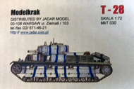  Model-Krak  1/72 Soviet medium tank T-28 MKR7230