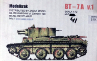 Model-Krak  1/72 BT-7A Version 1 MKR7241