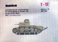  Model-Krak  1/72 T-12 Soviet Medium Tank MKR7245