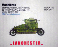  Model-Krak  1/72 Lanchester MKRA7207