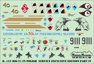  Model Maker Decals  1/48 Mikoyan MiG-21 in Polish service exclusive edition part IV D48153
