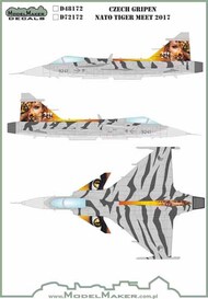  Model Maker Decals  1/48 Czech Gripen NTM 2017 D48172