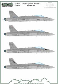 Finnish McDonnell-Douglas F/A-18C/D Hornets - generic set #D48176