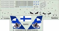  Model Maker Decals  1/48 Finnish McDonnell-Douglas F/A-18C Display Team 2022 D48177