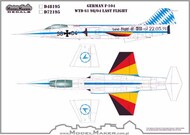 German F-104 WTD 61 98/04 Last Flight #D48195