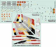  Model Maker Decals  1/48 General-Dynamics F-16AM (MLU) Fighting Falcon. First Belgian F-16 with 8000 hours. D48202
