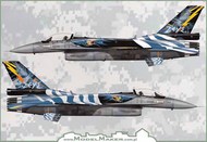 GREEK F-16 ZEUS DEMO TEAM decal + resin #D72120