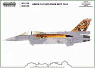  Model Maker Decals  1/72 Greek F-16 Nato Tiger Meet 2016 - Pre-Order Item D72128