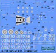  Model Maker Decals  1/72 Finnish Lockheed-Martin F-35A Lightning II - generic set D72237