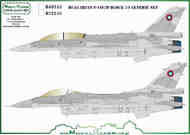 Bulgarian Lockheed-Martin F-16C/F-16D block 70 generic set #D72243