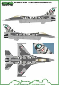  Model Maker Decals  1/32 Polish F-16C/F-16D NATO Tiger Meet 2014 MD32031