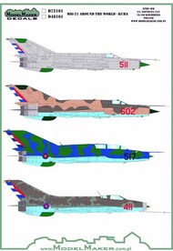  Model Maker Decals  1/32 Mikoyan MiG-21 Around the World - Cuba MD32161