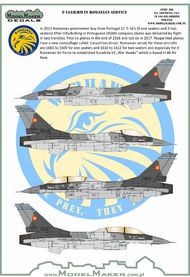  Model Maker Decals  1/32 Lockheed-Martin F-16AM/BM in Romanian service D32097