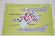  Model Maker Decals  1/48 Mikoyan MiG-21F-13 in Polish service D48003