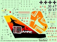  Model Maker Decals  1/48 Eurofighter Typhoon 10 Years in German A D48051