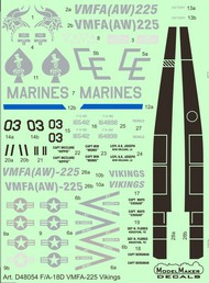 F/A-18D VMFA-225 Vikings #D48054