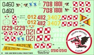  Model Maker Decals  1/48 Archeo Lask Collection. 12 planes and helicop D48088