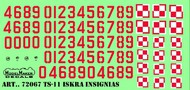  Model Maker Decals  1/72 TS-11 Iskra - Insignias D72067