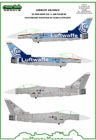  Model Maker Decals  1/32 Eurofighter Typhoon 60 Years Luftwaffe TLG 74 MD32080