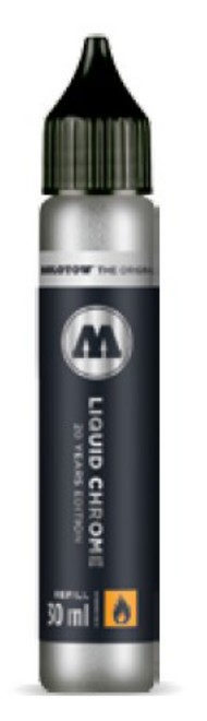  Molotow Markers  NoScale 30ml Liquid Chrome Refill for Markers MLW80