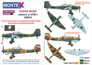 Junkers Ju.87B-2 2 canopy masks (exterior and interior) + 6 insignia masks #MXK24056