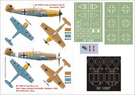 Messerschmitt Bf.109F4 Trop 2 canopy masks (exterior and interior) + 2 insignia masks + decals (designed to be used with HASEGAWA+AIRES kits) #MXK32116