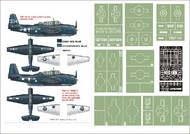 Grumman TBf.1C Avenger 2 canopy masks (exterior and interior) + 7 insignia masks #MXK32126