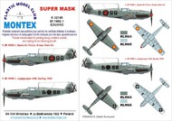  Montex Masks  1/32 Messerschmitt Bf.109E-1 2 canopy masks (exterior and interior) + 2 insignia masks MXK32145