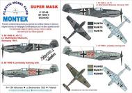  Montex Masks  1/32 Messerschmitt Bf.109E-4 2 canopy masks (exterior and interior) + 2 insignia masks MXK32148