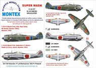  Montex Masks  1/32 Nakajima Ki-44 SHOKI 2 canopy masks (exterior and interior) + 2 insignia masks MXK32157