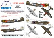 Curtiss P-40N 2 canopy masks (exterior and interior) + 4 insignia masks #MXK32165