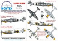  Montex Masks  1/32 Messerschmitt Bf.109G-6 2 canopy masks (exterior and interior) + 2 insignia masks MXK32168