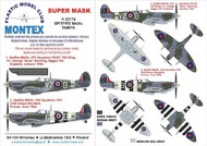  Montex Masks  1/32 Supermarine Spitfire Mk.IX 2 canopy masks (exterior and interior) + 3 insignia masks + decals MXK32174