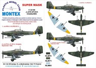 Junkers Ju.87G 'Stuka' 2 canopy masks (exterior and interior) + 2 insignia masks #MXK32180