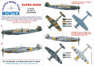  Montex Masks  1/32 Messerschmitt Bf.109F-4 2 canopy masks (exterior and interior) + 2 insignia masks MXK32191