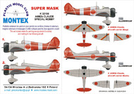  Montex Masks  1/32 Mitsubishi A5M2b Claude 2 canopy masks (exterior and interior) + 2 insignia masks MXK32195