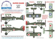  Montex Masks  1/32 Royal_Aircraft_Factory S.E.5a 3 insignia masks MXK32203