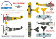  Montex Masks  1/32 Fokker Dr.I Triplane 2 insignia masks MXK32211