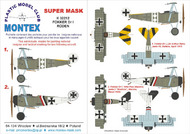 Fokker Dr.I Triplane 2 insignia masks #MXK32212