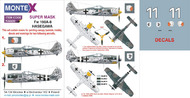 Montex Masks  1/32 Focke-Wulf Fw.190A-8 2 canopy masks (exterior and interior) + 1 insignia masks + decals MXK32233